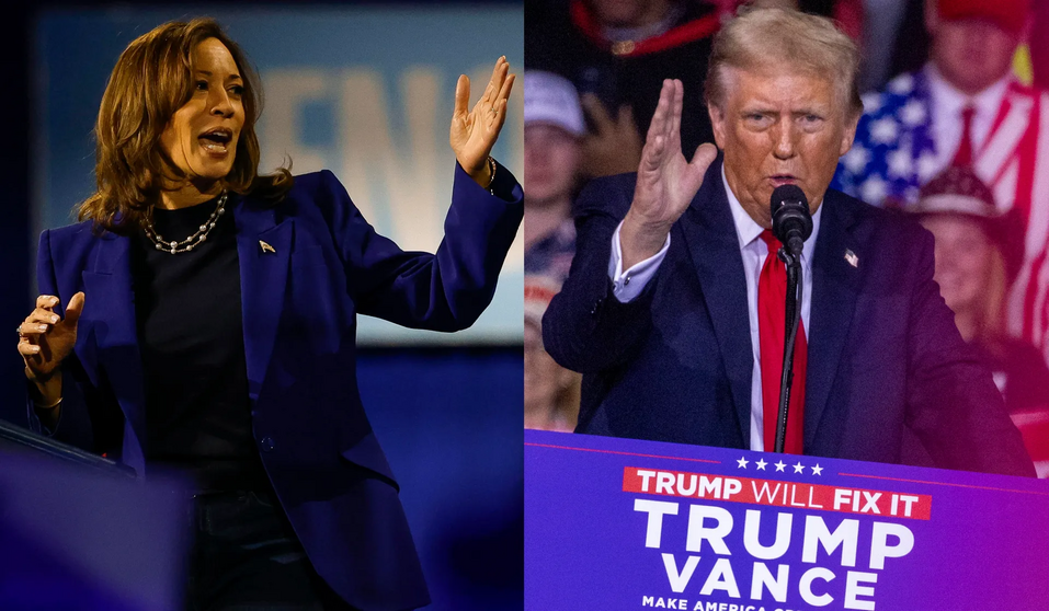 Montaje de Kamala Harris y Donald Trump / EFE